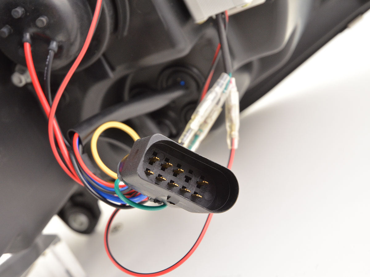 Scheinwerfer Set Daylight LED Tagfahrlicht VW Bus T6 ab 2015 schwarz Scheinwerfer Set Daylight LED Tagfahrlicht VW Bus T6 ab 2015 schwarz